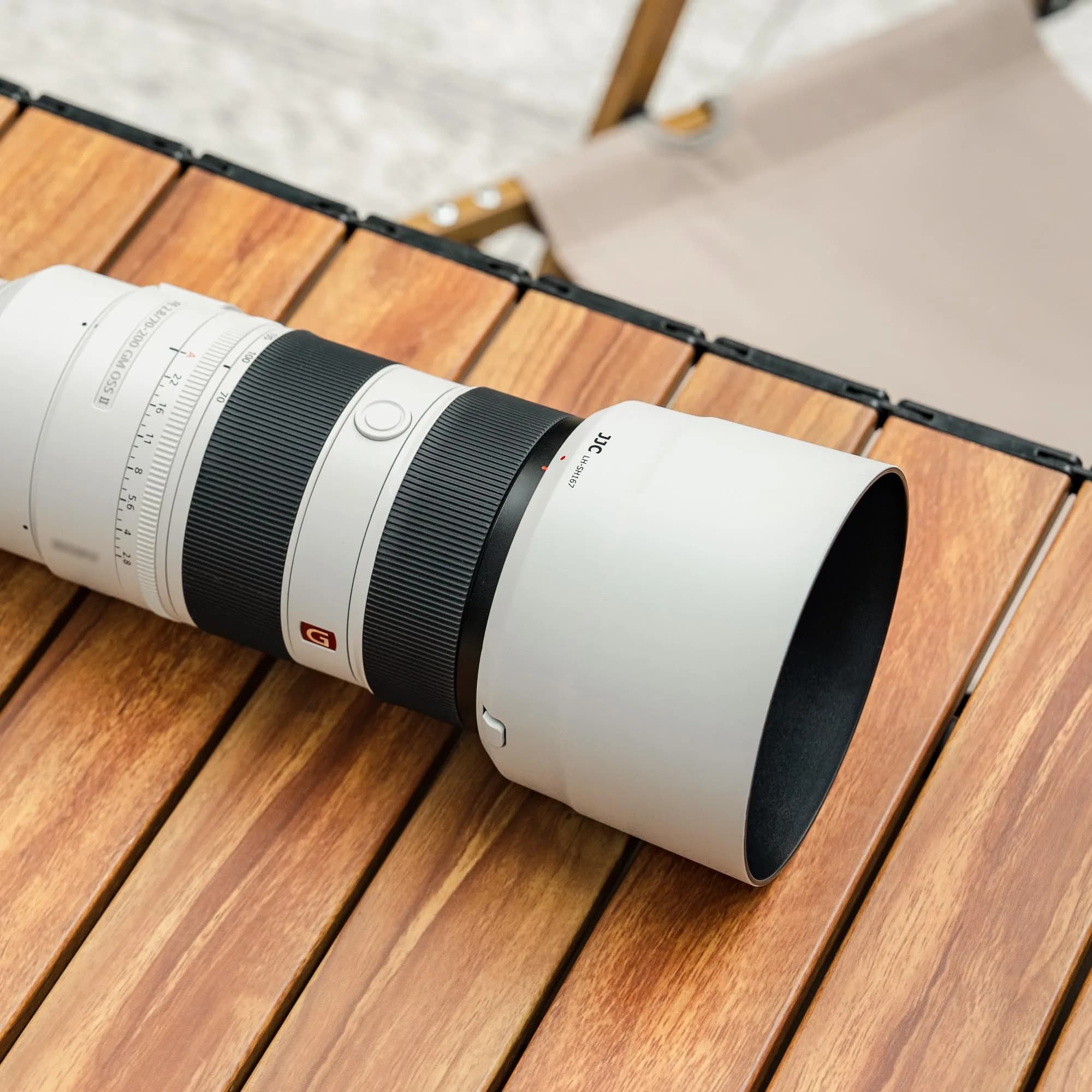 JJC ALC-SH167 Lens Hood Shade for Sony FE 70-200mm F2.8 GM OSS II Lens with 77mm Filter Access | Reversible Bayonet Mount - view 8