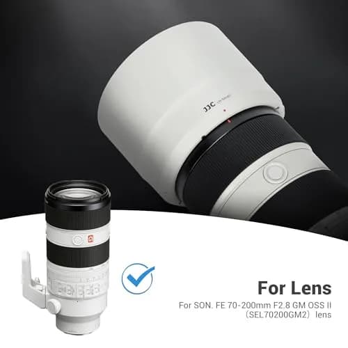 JJC ALC-SH167 Lens Hood Shade for Sony FE 70-200mm F2.8 GM OSS II Lens with 77mm Filter Access | Reversible Bayonet Mount thumbnail 2