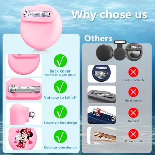 Meletoon Waterproof AirTag Holder for Kids - 4 Pack Cute Cartoon Silicone Case with Safety Pin | Hidden Tracker for Clothes, Luggage, Shoes, Backpack thumbnail 4