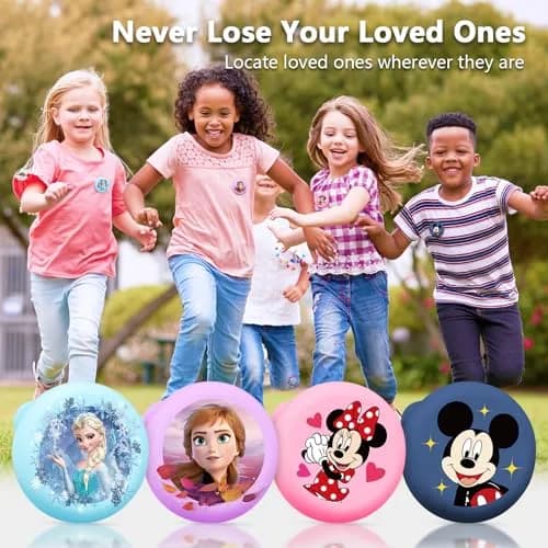 Meletoon Waterproof AirTag Holder for Kids - 4 Pack Cute Cartoon Silicone Case with Safety Pin | Hidden Tracker for Clothes, Luggage, Shoes, Backpack thumbnail 6