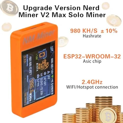 Cryptovolmine NM Miner 986 kH/s 2.8 inch Color Display DIY Solo Crypto Miner thumbnail 4