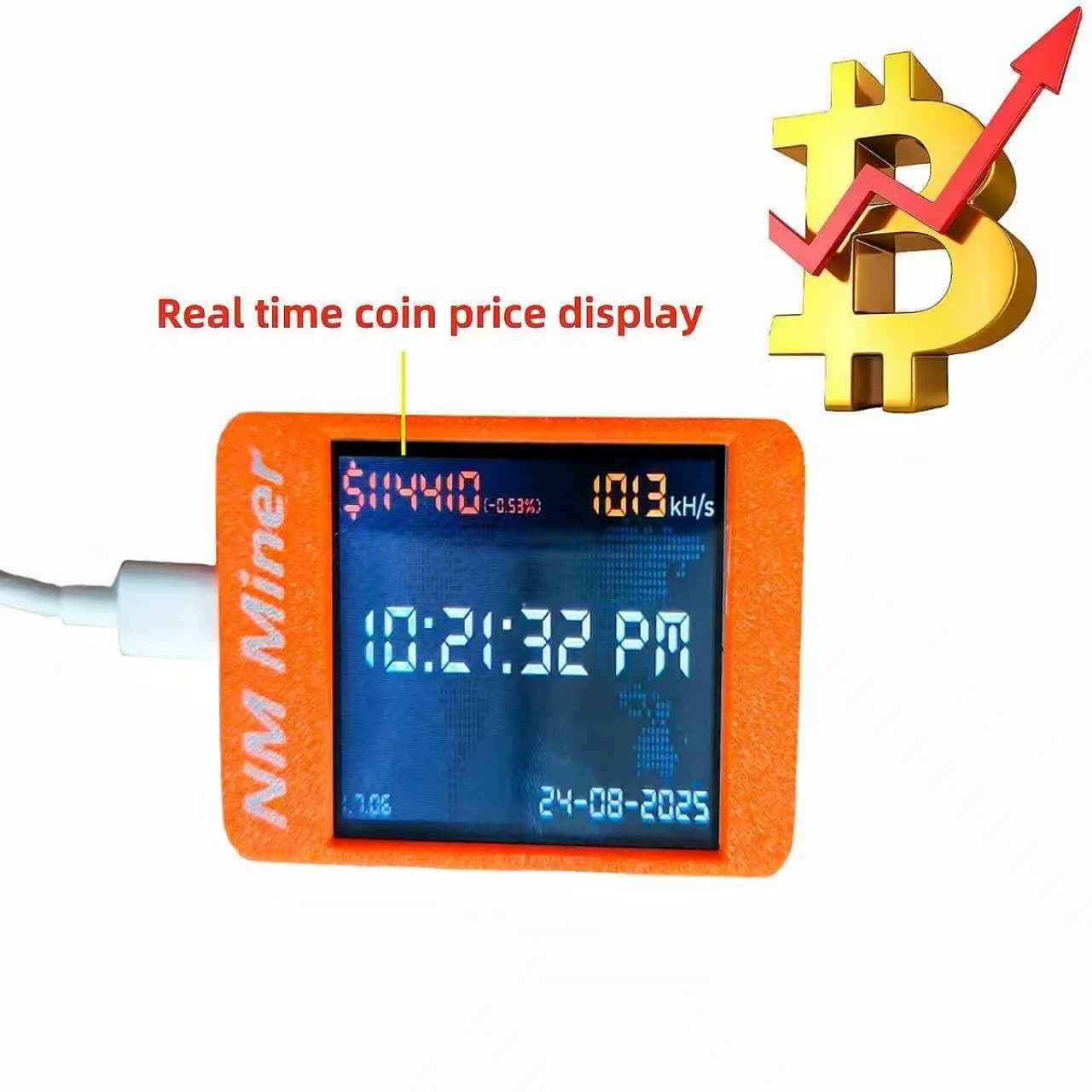 Cryptovolmine NM Miner 986 kH/s 2.8 inch Color Display DIY Solo Crypto Miner - view 6