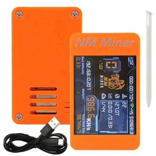 Cryptovolmine NM Miner 986 kH/s 2.8 inch Color Display DIY Solo Crypto Miner thumbnail 1