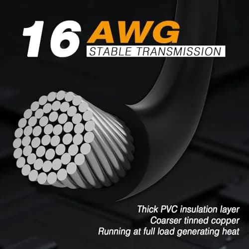 COMeap 16 Pin to Dual 8 Pin PCIe Conversion Cable 30cm (11.8in) Black | Powers High-End GPUs thumbnail 7
