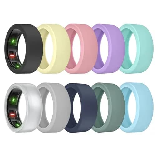 MAKCPOIMER Silicone Ring Cover for Oura Ring Gen 4/3 | All Sizes & Colors thumbnail 1