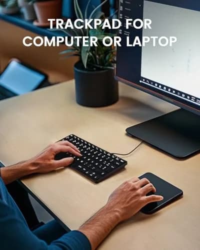 Perixx PERIPAD-706 Wireless Touchpad for Windows | Multi-Device Bluetooth & USB-C Rechargeable thumbnail 6