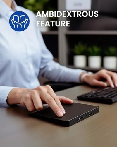 Perixx PERIPAD-706 Wireless Touchpad for Windows | Multi-Device Bluetooth & USB-C Rechargeable thumbnail 2