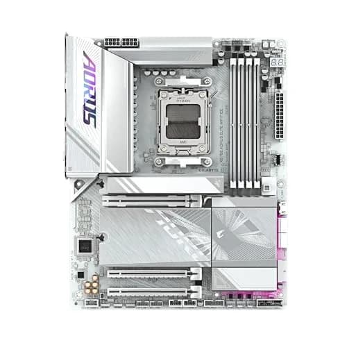 GIGABYTE X870E AORUS Elite WIFI7 ICE AMD AM5 Motherboard | DDR5, PCIe 5.0, WiFi7, 4X M.2, 2.24kg thumbnail 2