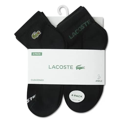 Lacoste Fashion 6-Pack Knit Everyday Socks | Premium Organic Cotton Comfort for Kids thumbnail 2