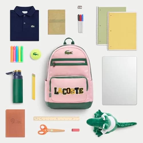 Lacoste Kids Varsity Backpack | Premium French Design for Children (70-120 chars) thumbnail 4
