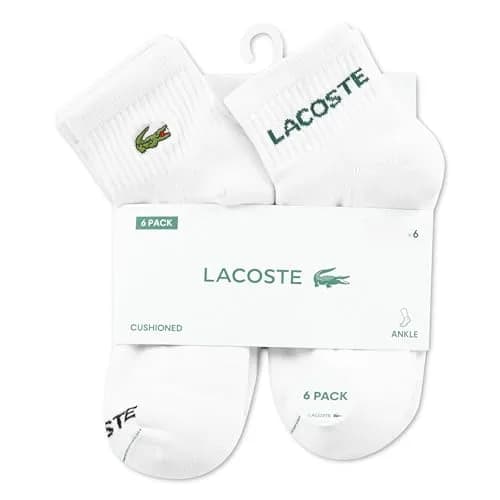 Lacoste Kids Socks 6-Pack Knit Everyday Socks | Premium Organic Cotton Comfort for Boys thumbnail 2