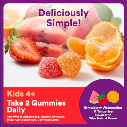SmartyPants Kids Plus Multi & Immunity Multivitamin Gummies 60 Gummies | Supports Growth & Immunity in Delicious Flavors thumbnail 5