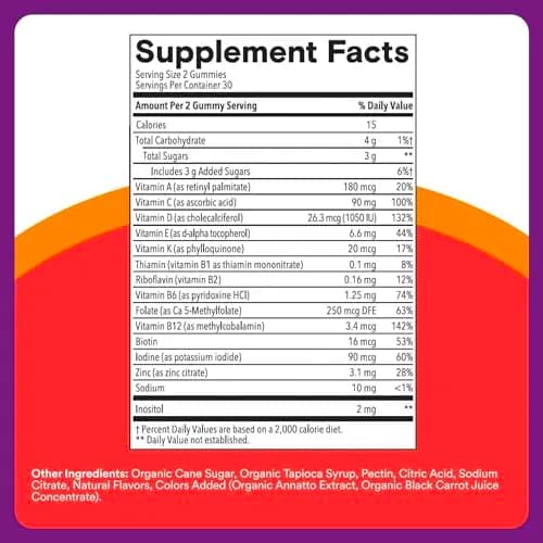 SmartyPants Kids Plus Multi & Immunity Multivitamin Gummies 60 Gummies | Supports Growth & Immunity in Delicious Flavors thumbnail 7