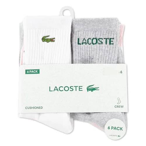 Lacoste Kids Socks 6-Pack Knit Everyday | Premium Comfort & Heritage Crocodile (70-120 chars) thumbnail 2