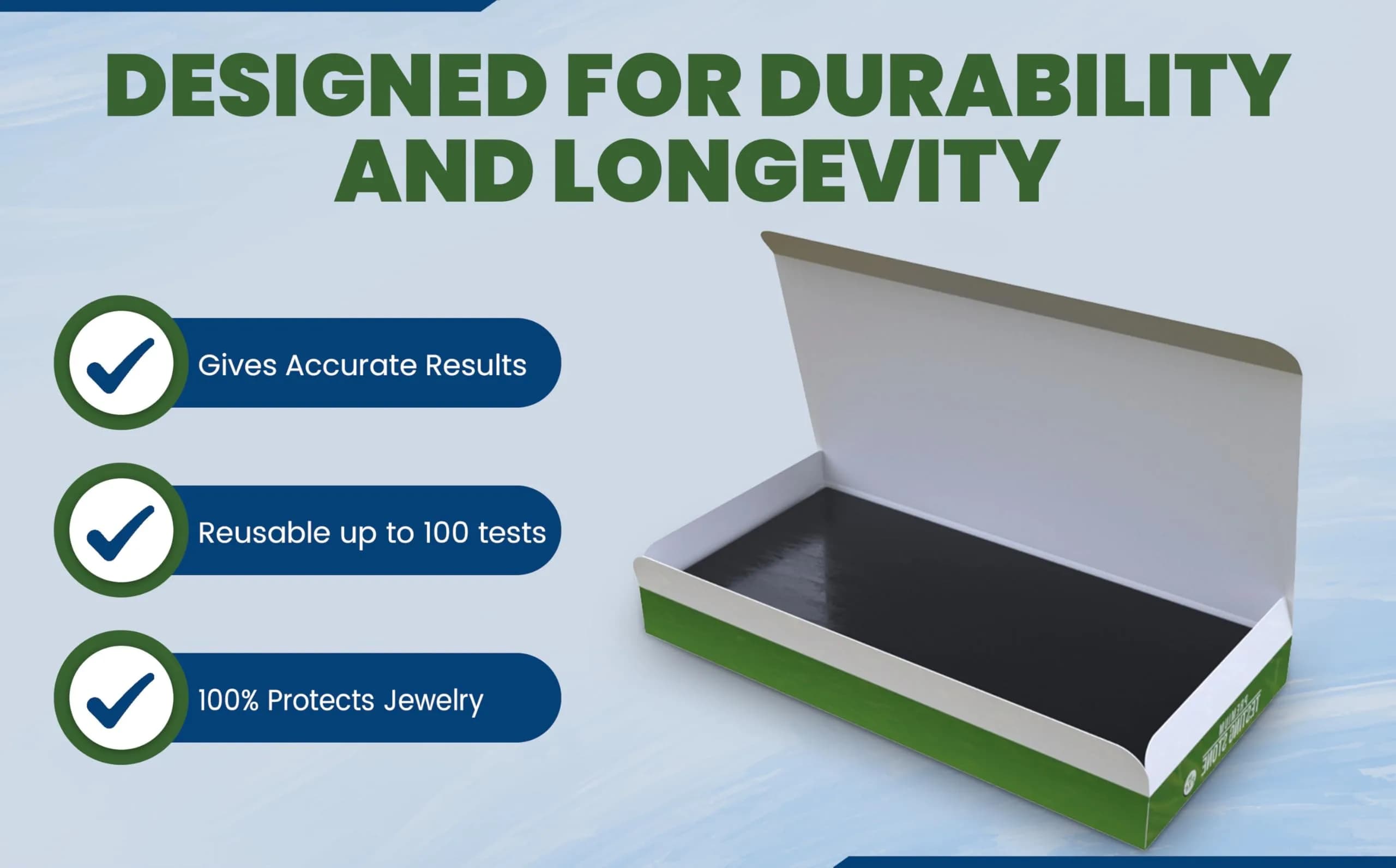 Gemtone Gold Silver Platinum Jewelry Testing Kit with 6 JSP Solutions & Test Bars | 10K-24K Purity Testing - view 7