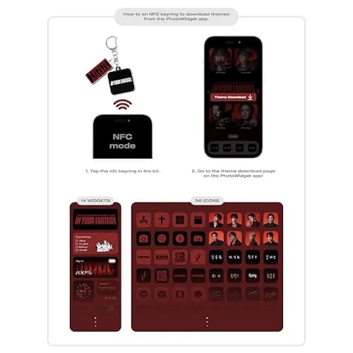 ATEEZ Official Tour Merch PhotoWidget for iPhone | Custom K-Pop Phone Accessory (One Size, Multicolor - Hongjoong) thumbnail 6