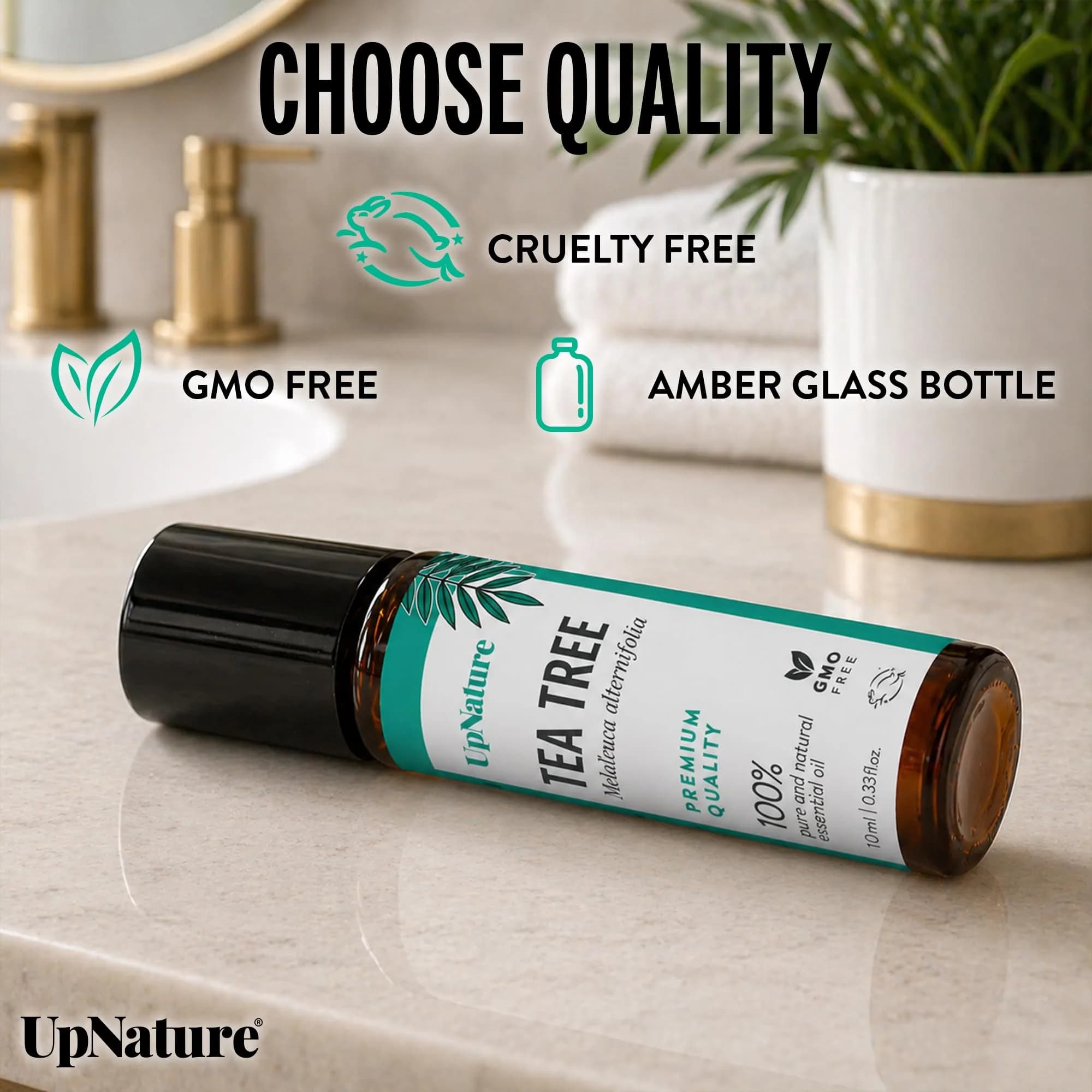 UpNature Tea Tree Oil Roll On 9.8ml (0.33 Fl Oz) | Natural Skin & Hair Care thumbnail 6