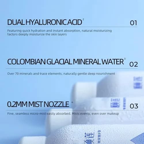 YILIAN Face Mist Hydrating Spray with HA, Sensitive Skin, 10.14 fl. oz. | Soothes & Calms, Deep Hydration thumbnail 4