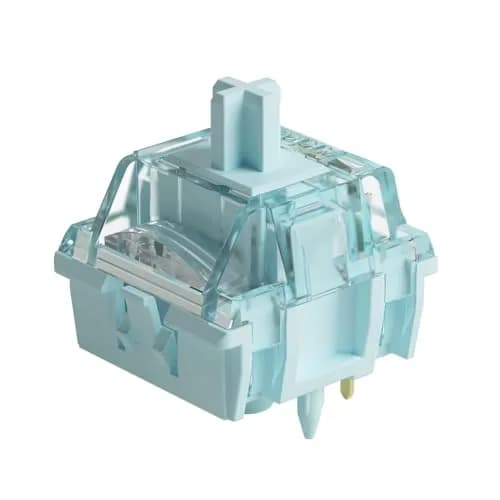 Akko V5 Creamy Blue Mechanical Keyboard Switches (45pcs) | Tactile Feel with Deep 'Thocky' Sound thumbnail 1