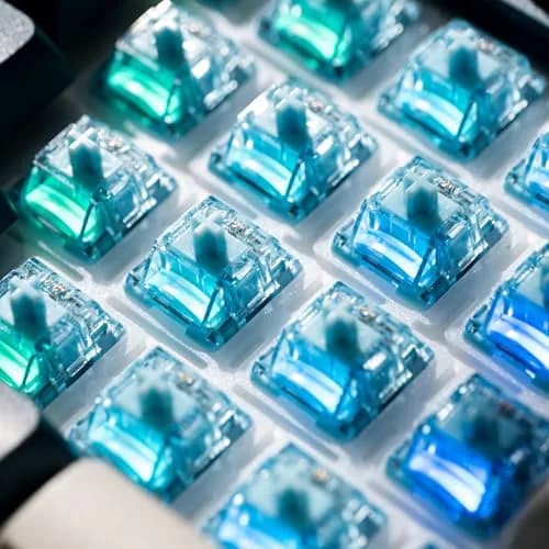 Akko V5 Creamy Blue Mechanical Keyboard Switches (45pcs) | Tactile Feel with Deep 'Thocky' Sound thumbnail 5