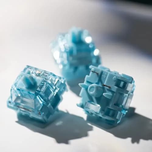 Akko V5 Creamy Blue Mechanical Keyboard Switches (45pcs) | Tactile Feel with Deep 'Thocky' Sound thumbnail 7