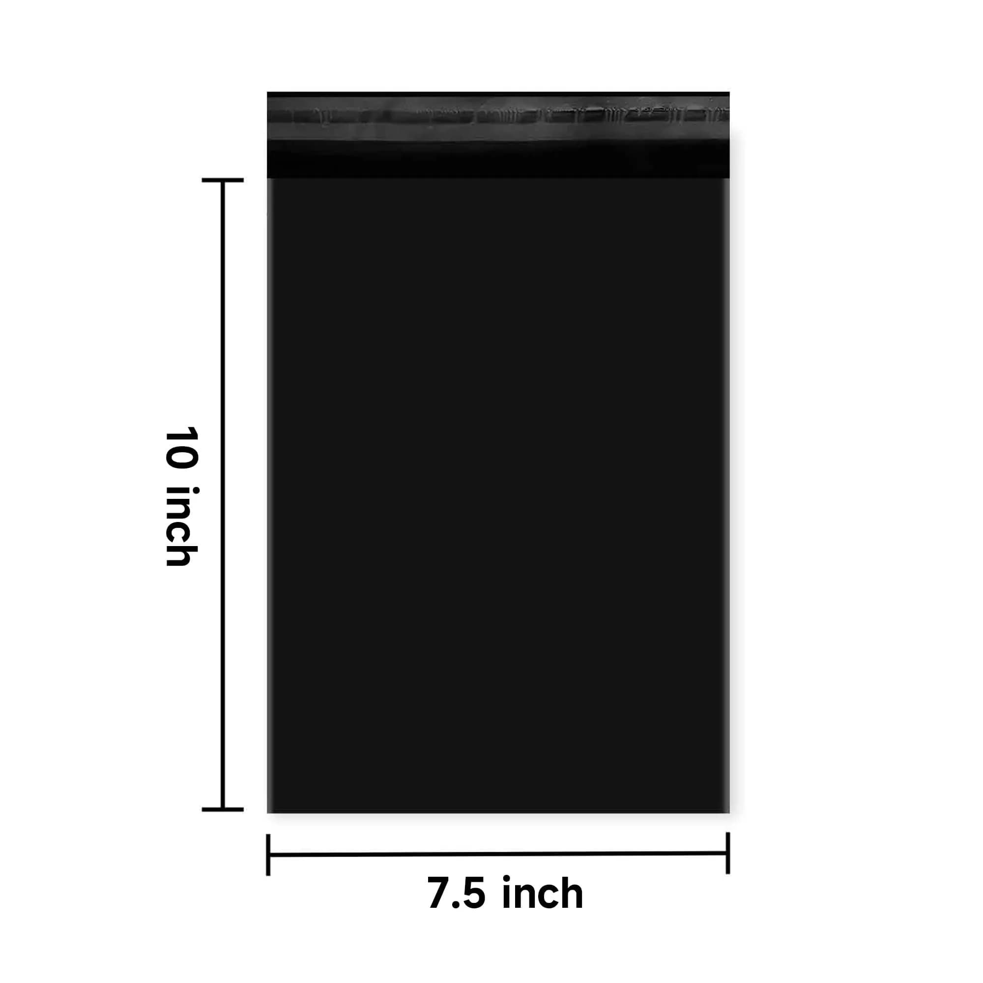 KKBESTPACK Poly Mailers Shipping Bags 7.5x10.5 Inch Black (1000-Pack) | Bulk Value Pack for Small Business - view 2