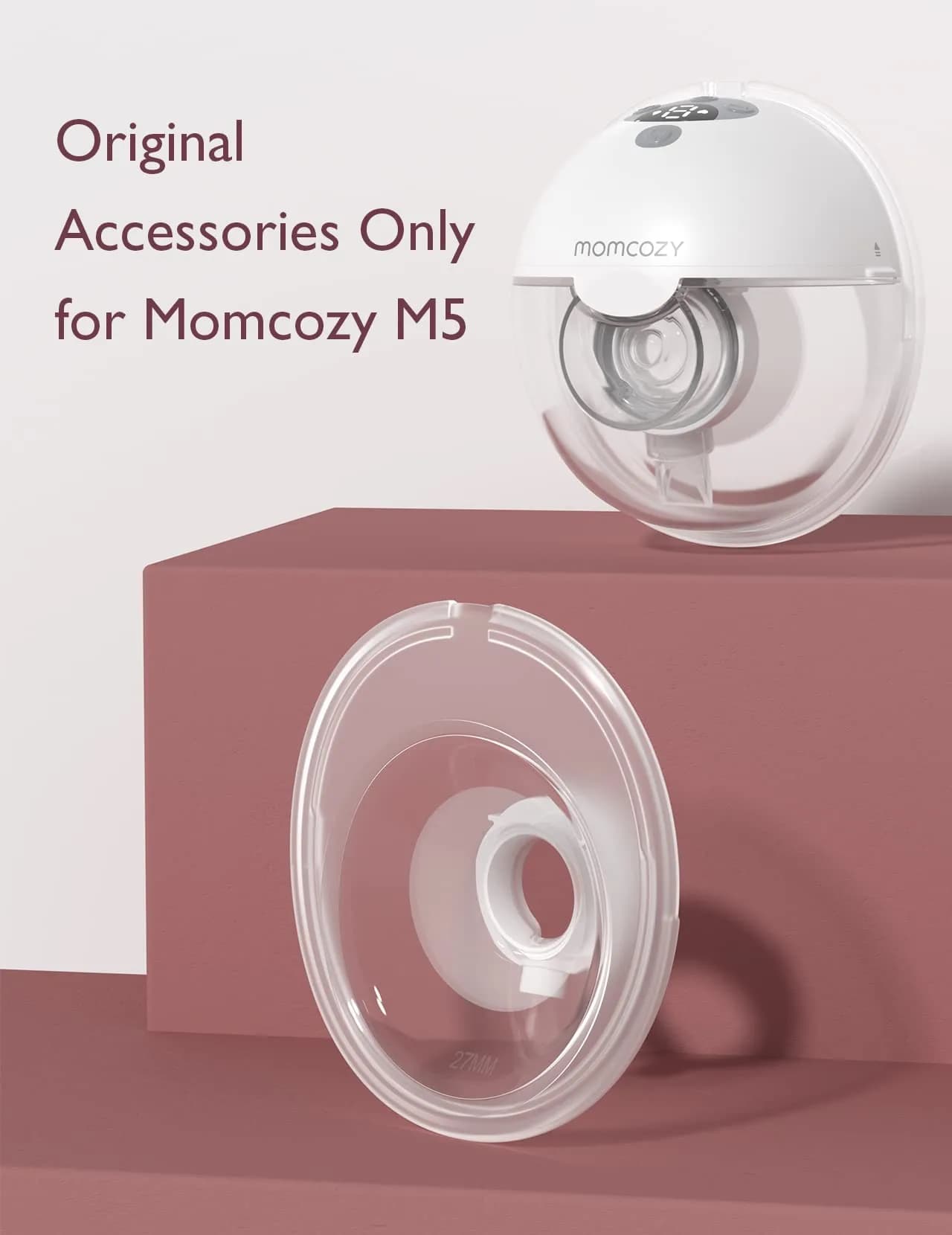Momcozy M5 Double-Sealed Flange 27mm | Authentic USA Import Replacement Part - view 5