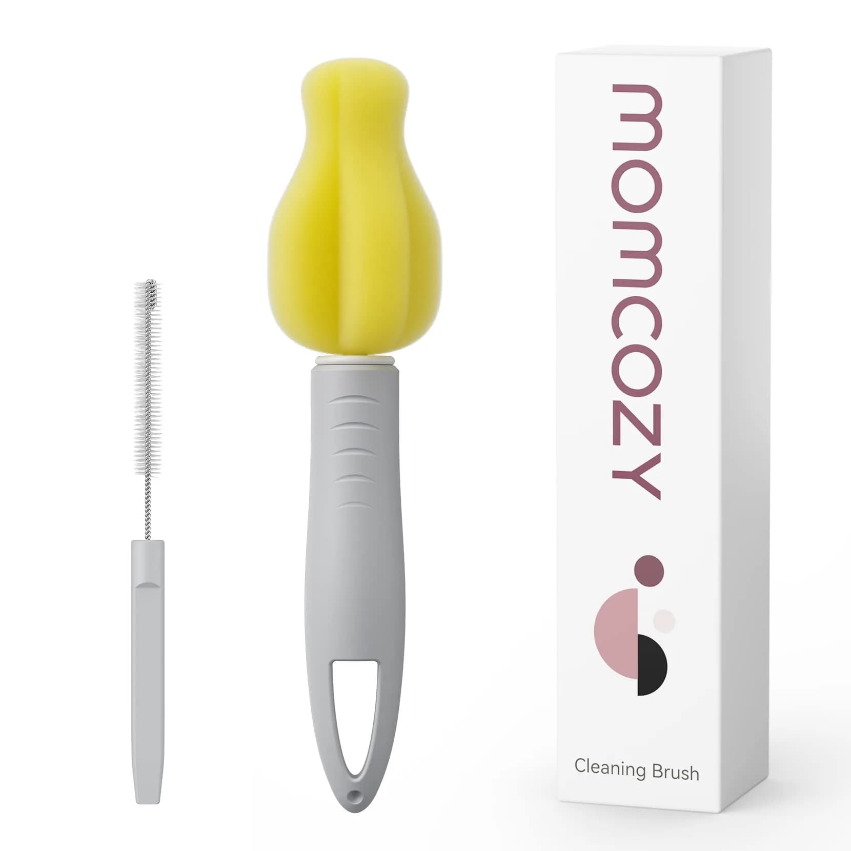 Momcozy M5 Cleaning Brush & Accessories Kit for Wearable Breast Pumps | Soft Silicone & Sponge Bristles