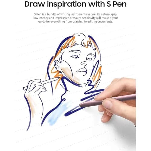 Qenw Purple Stylus Pen Replacement for Samsung Galaxy Tab S10, S9, S8, S7, S6 Lite Series | 4096 Pressure Levels thumbnail 5