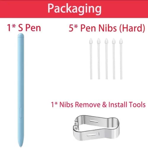 Qenw Replacement Stylus Pen for Samsung Galaxy Tab S10, S9, S8, S7, S6 Lite Series (Blue) thumbnail 4