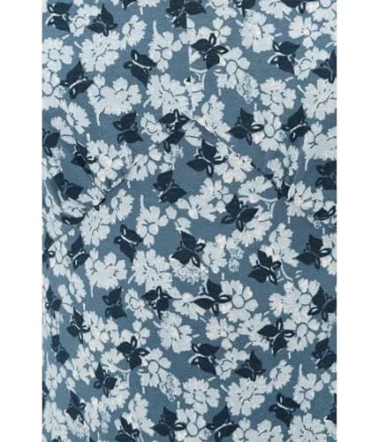 Toad&Co Rose Midi Short Sleeve Dress Pacific Blue Print | Flattering A-line, Odor Control, Adjustable Waist thumbnail 5