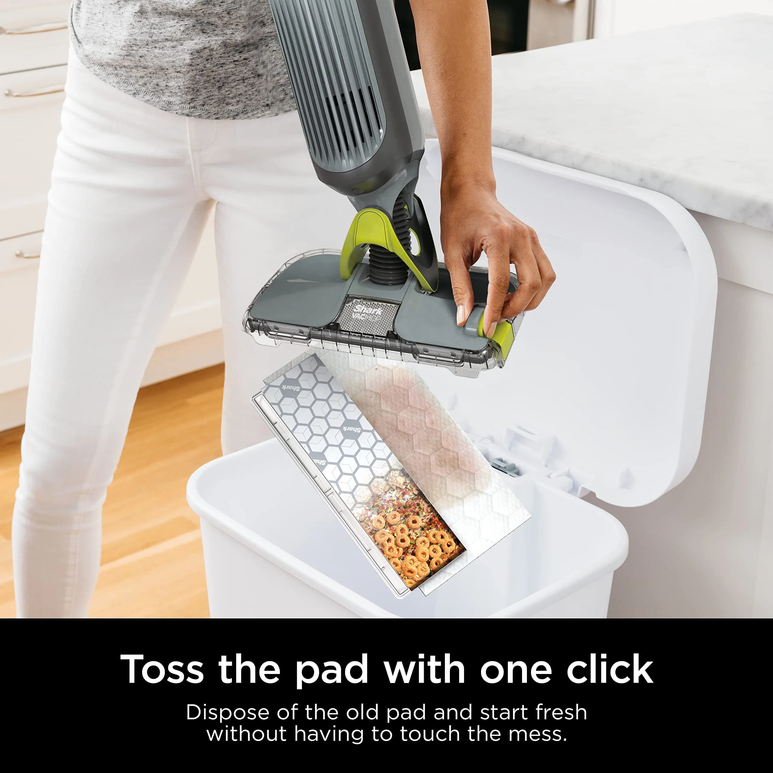 Shark VACMOP Disposable Hard Floor Pad Refills 32 Count | Locks Debris & Grime, For All Sealed Floors - view 3