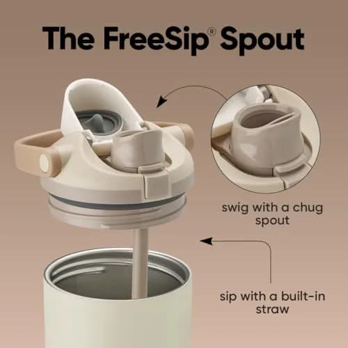 Owala FreeSip Sway Stainless Steel Water Bottle 1183ml (40-oz.) | Insulated, Leak-Proof, Car Cup Holder Friendly thumbnail 2