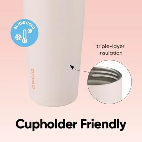 Owala FreeSip Sway Insulated Stainless Steel Water Bottle 710ml (24oz) | Keeps Cold 24 Hrs, BPA-Free, Leak-Proof thumbnail 4