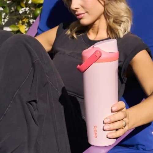 Owala FreeSip Sway Insulated Stainless Steel Water Bottle 710ml (24oz) | Keeps Cold 24 Hrs, BPA-Free, Leak-Proof thumbnail 7