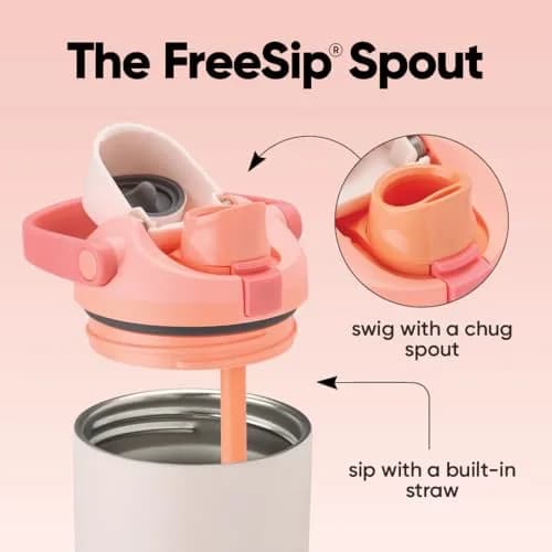 Owala FreeSip Sway Insulated Stainless Steel Water Bottle 710ml (24oz) | Keeps Cold 24 Hrs, BPA-Free, Leak-Proof thumbnail 2