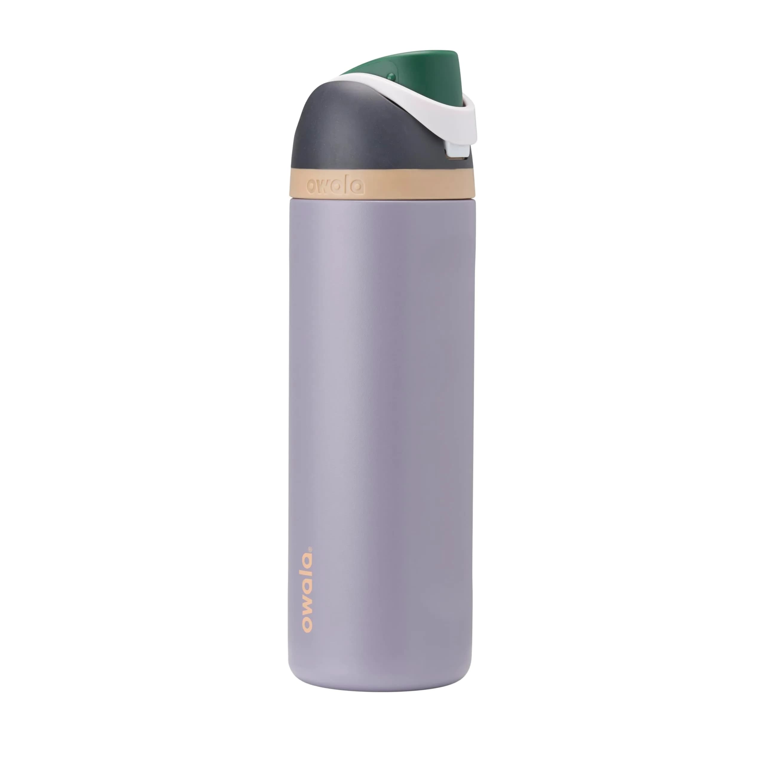 Owala FreeSip Insulated Stainless Steel Water Bottle 710 mL (24 oz) Grey/Grey (Due North) | Keeps Cold 24 Hrs - main product image