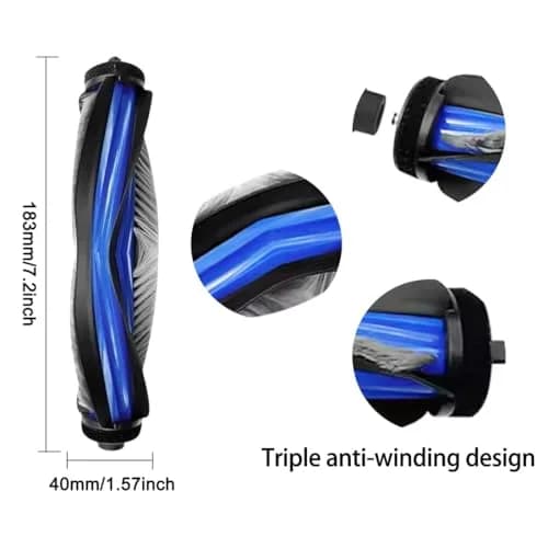 Electropan Replacement Parts Kit for Ecovacs Deebot T80 Omni & Yeedi M14 Plus Robot Vacuum Cleaners | Includes Main Brush, Side Brushes, Roller Mop, HEPA Filters, Dust Bags thumbnail 3