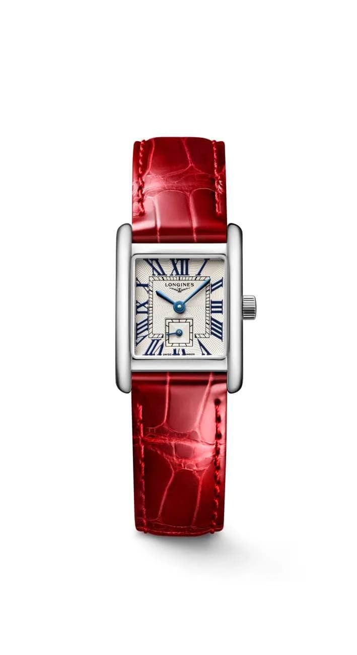 Longines MINI Dolcevita Quartz Watch 29mm x 21.5mm | Classic Elegant Timepiece for Women — Silver "flinqué"