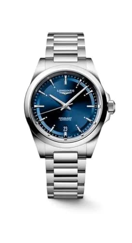 Longines Conquest Automatic Watch 38MM | Swiss Luxury Sport Elegance, Silver Sunray Blue Dial thumbnail 1