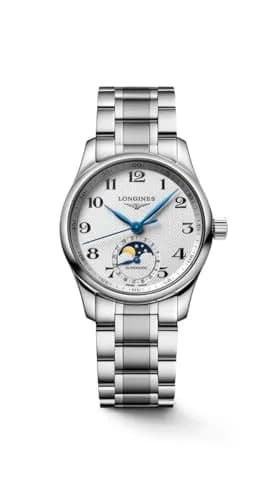 Longines Master Collection 34mm Automatic Watch | Silver Dial, Sapphire Crystal, 18mm Stainless Steel Band thumbnail 1