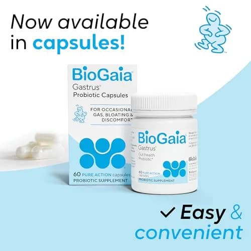 BioGaia Gastrus L reuteri Probiotic Capsules | 60 Count (Pack of 1) thumbnail 2