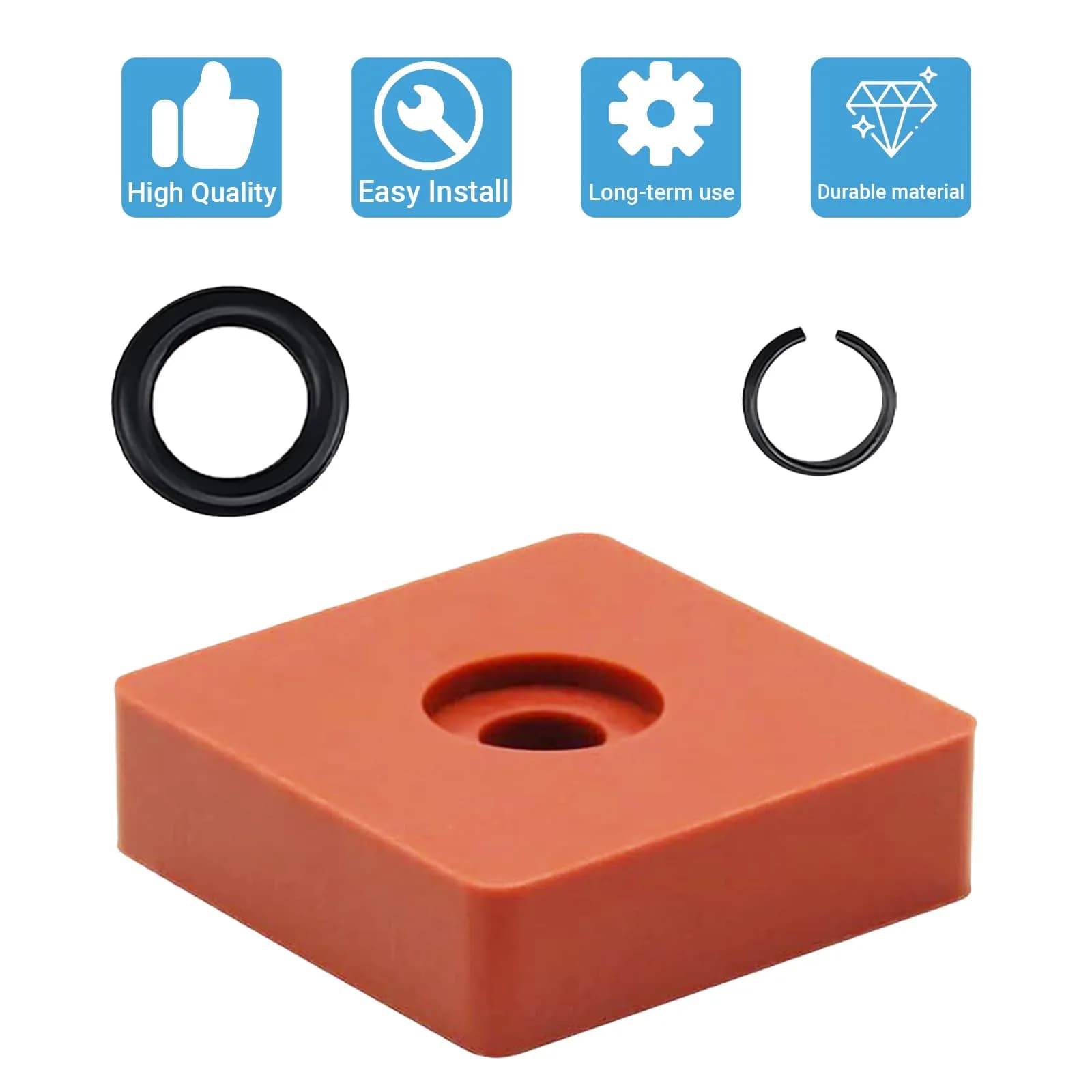 GnDaYoug 1/2" Impact Wrench Retaining Ring Clips 10-Pack | Secure Socket Grip for Milwaukee Wrenches - view 5