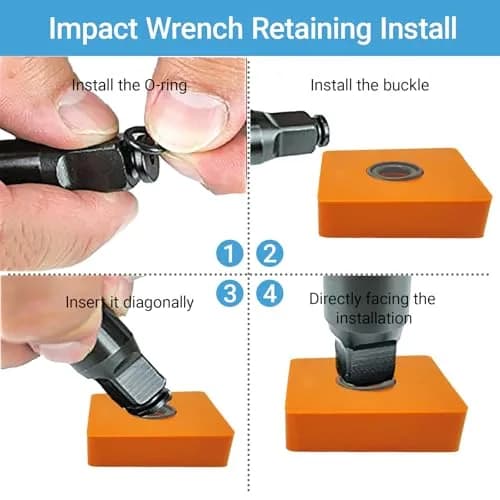 GnDaYoug 1/2" Impact Wrench Retaining Ring Clips 10-Pack | Secure Socket Grip for Milwaukee Wrenches thumbnail 6