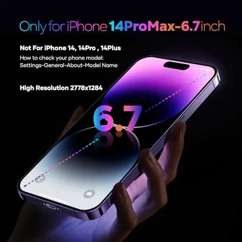 Ace Tech Cellular LCD Screen Replacement for iPhone 14 Pro Max 6.7” | True Tone & Face ID thumbnail 4