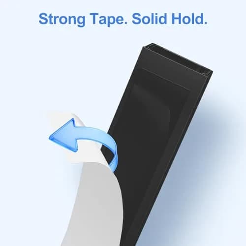 Yecaye Black Cord Hider Kit | 363cm (113in) Single Wire Cable Raceway thumbnail 5