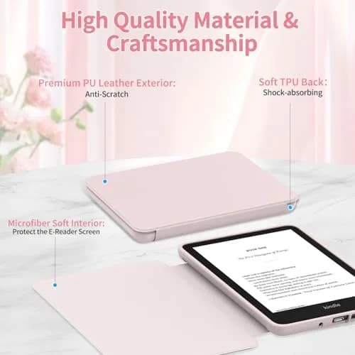 Sanyetral Case for All-New 6 inch Kindle (11th Gen, 2024/2022) | Auto Wake/Sleep & Shockproof thumbnail 3