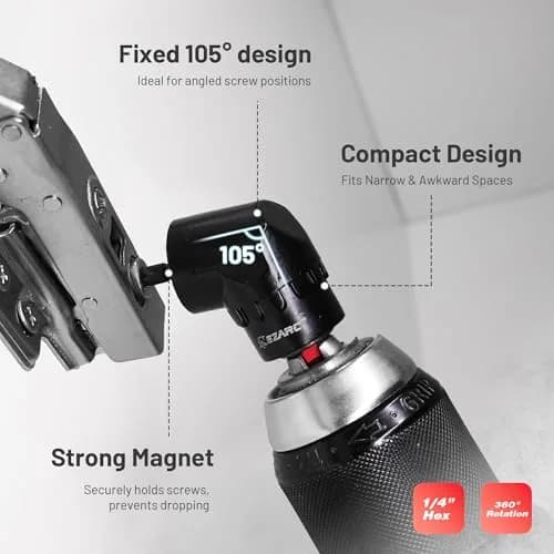 EZARC Impact Socket Adapter Set, 14PCS with Swivel and Angle Attachments | Heavy-Duty Impact-Grade Steel thumbnail 6