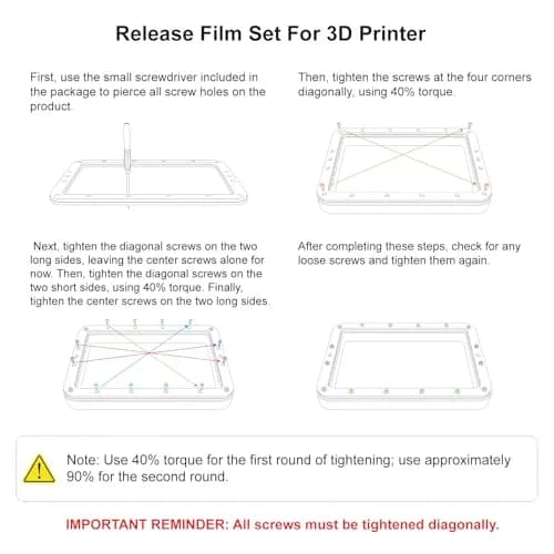 CHINDRAG Integrated FEP Release Film 197x131x0.15mm (5-Pack) | For Anycubic Photon Mono 2/4 Resin 3D Printers thumbnail 7