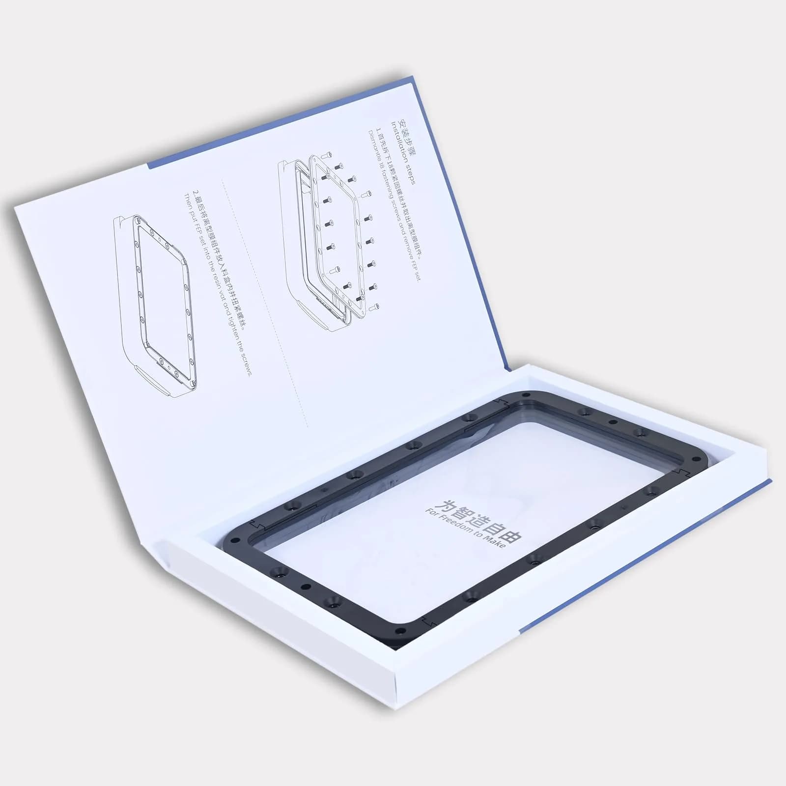 CHINDRAG Integrated FEP Release Film 197x131x0.15mm (5-Pack) | For Anycubic Photon Mono 2/4 Resin 3D Printers - view 2